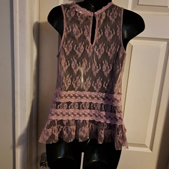 Eyeshadow sheer tank top size medium 5/$25 - Picture 2 of 3